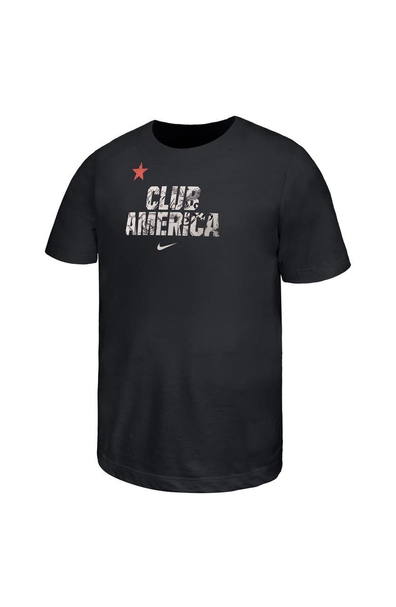 Nike Youth Nike Black Club America CA x CA T-Shirt, Alternate, color, Black