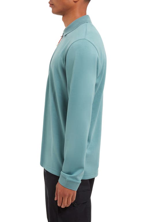 Sealskinz Heywood Quarter Zip Top In Teal