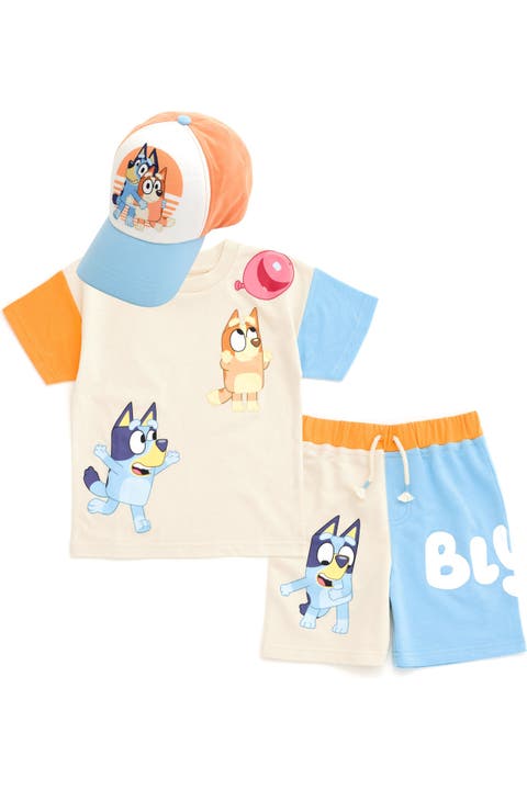 T-Shirt and Shorts Set with Hat