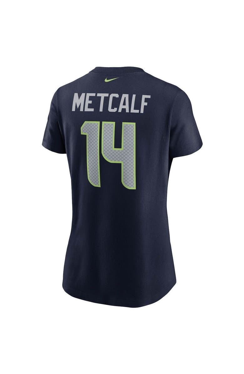 Nike Women's Nike DK Metcalf College Navy Seattle Seahawks Name & Number T-Shirt, Alternate, color, 