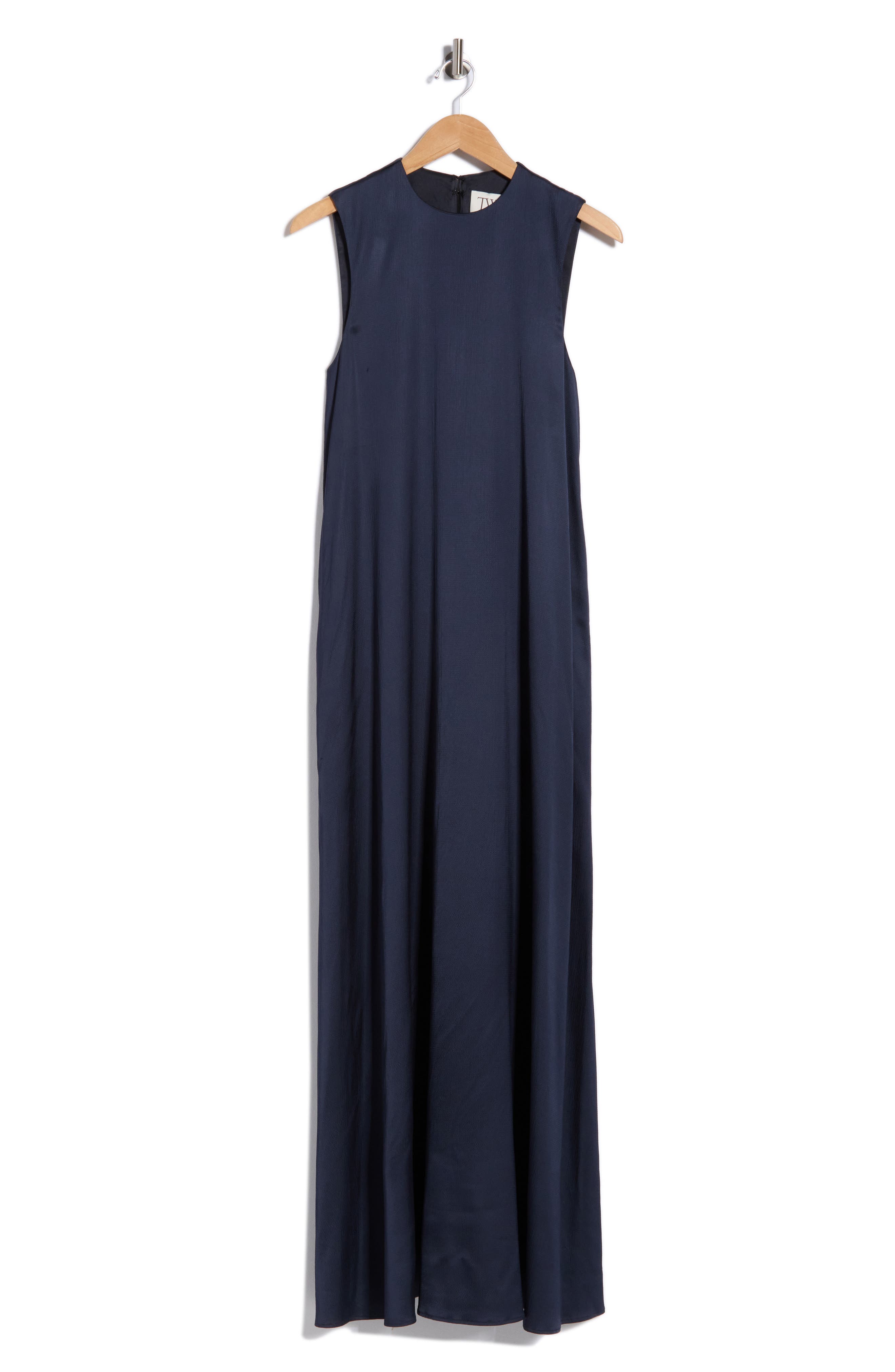 TWP Capitol Sleeveless Hammered Satin Gown