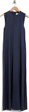 TWP Capitol Sleeveless Hammered Satin Gown