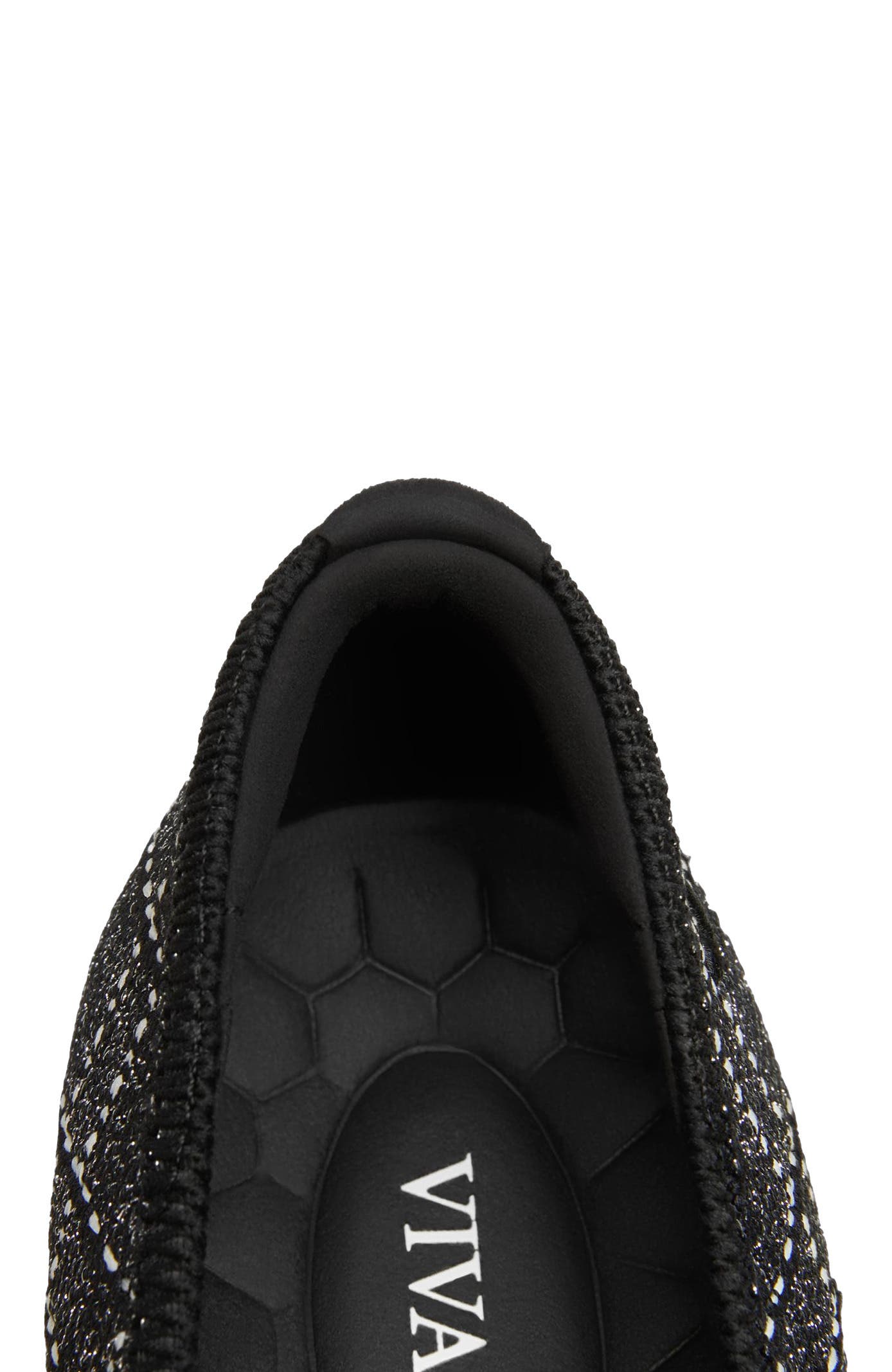 VIVAIA Julie Arch Pro Chunky Heels, Alternate, color, Black White Large Tweed