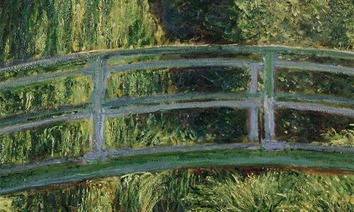 Wynwood Studio Monet The Japanese Footbridge Canvas Wall Art In Green
