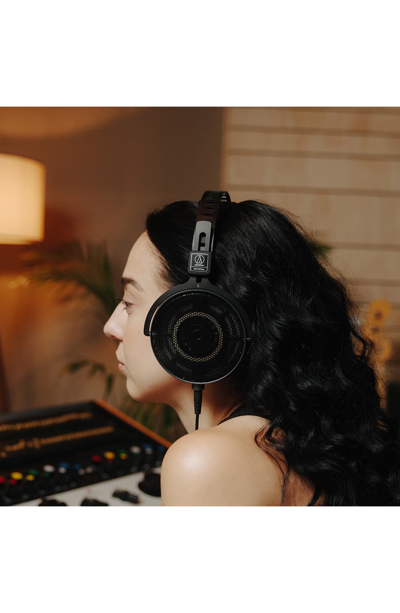 Audio-Technica ATH-R70xa Open-Back Reference Headphones, Alternate, color, Black