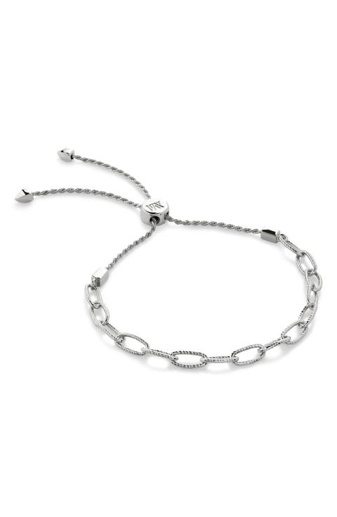 Chain Link Friendship Slider Bracelet