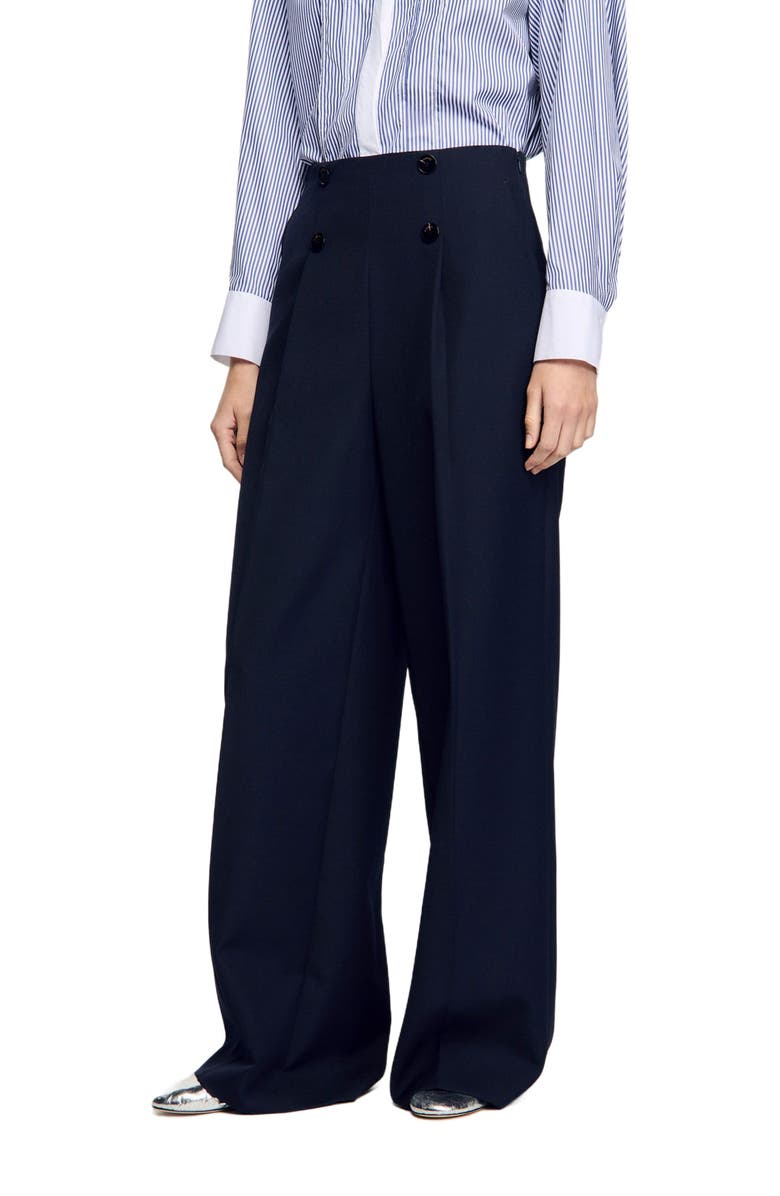 SANDRO Suit trousers, Main, color,