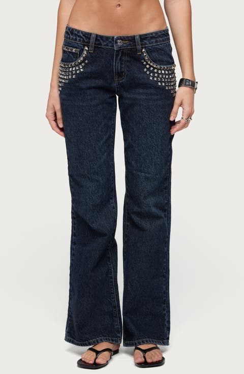 Tyler Stud Bootcut Jeans