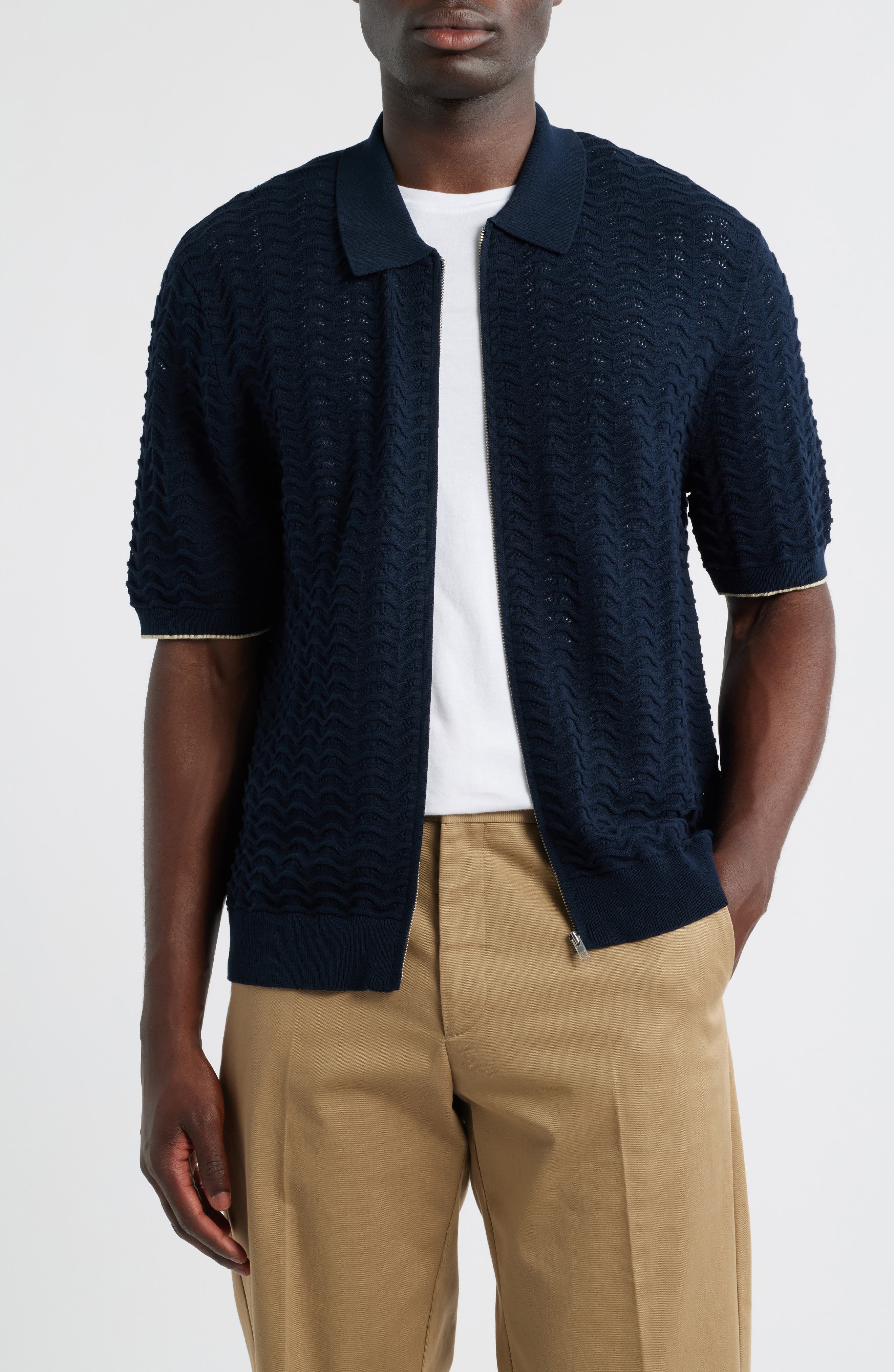 NN07 Gustav 6636 Full Zip Top