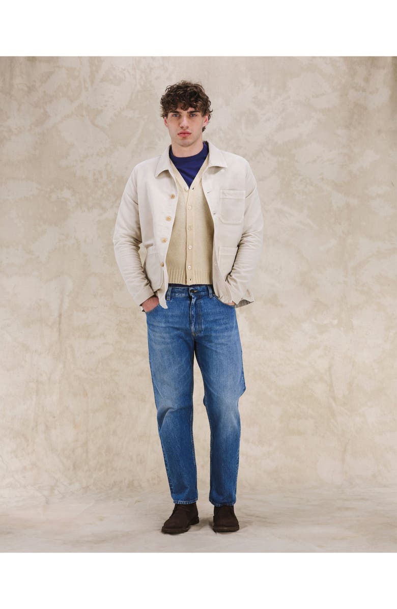 Fortela Fergus Moleskin Work Jacket, Alternate, color, Cream