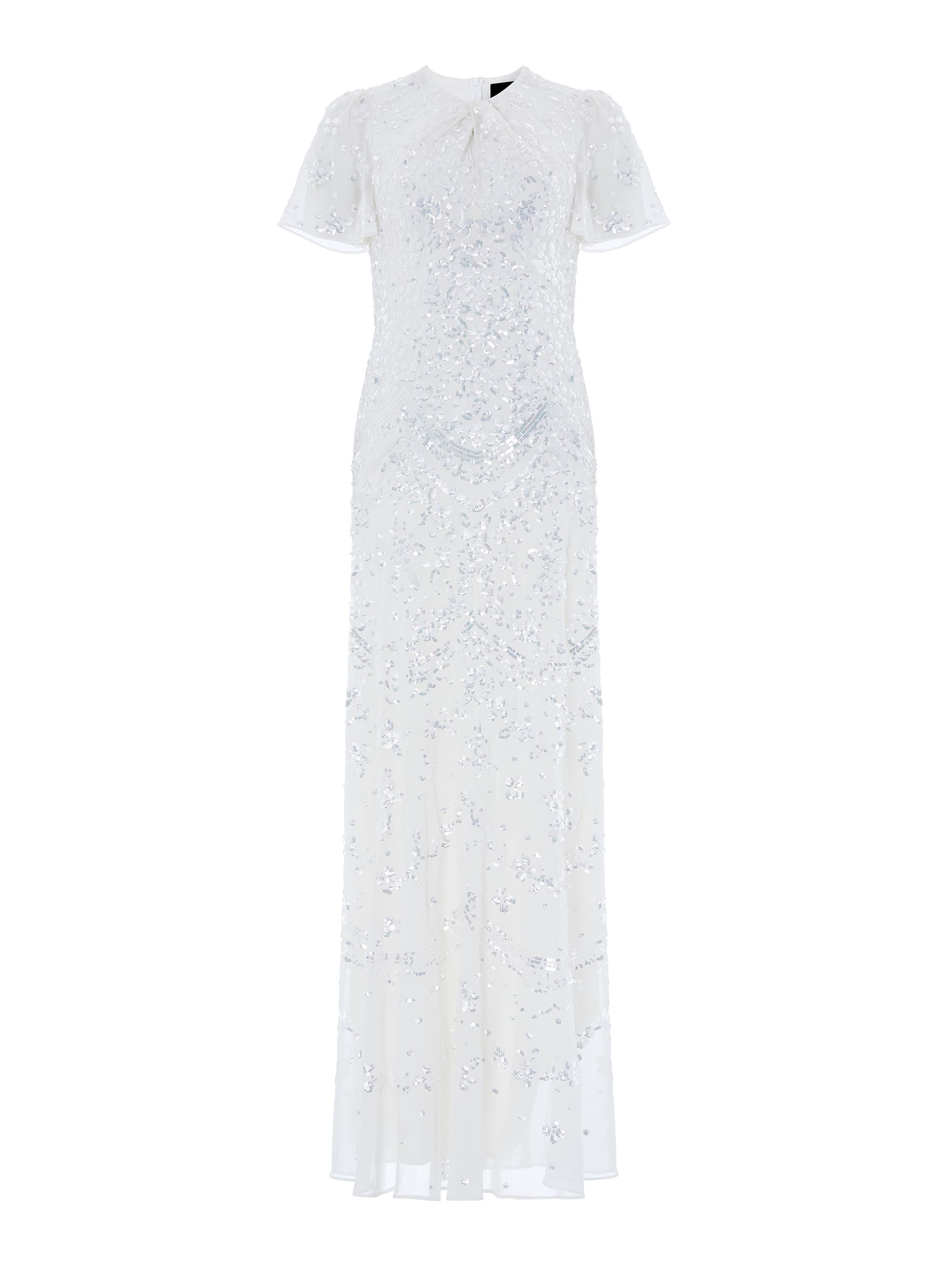 Needle & Thread Freya Georgette Short Sleeve Maxi Gown (Women) | Nordstrom