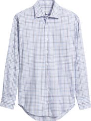 Peter Millar Warren Plaid Crown Light Button-Up Shirt