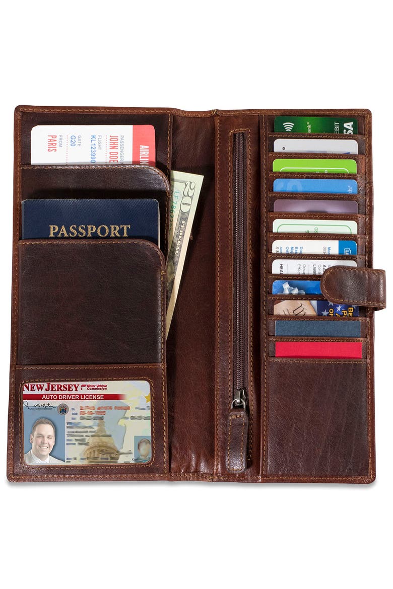 Voyager Travel Wallet, Alternate, color, Brown