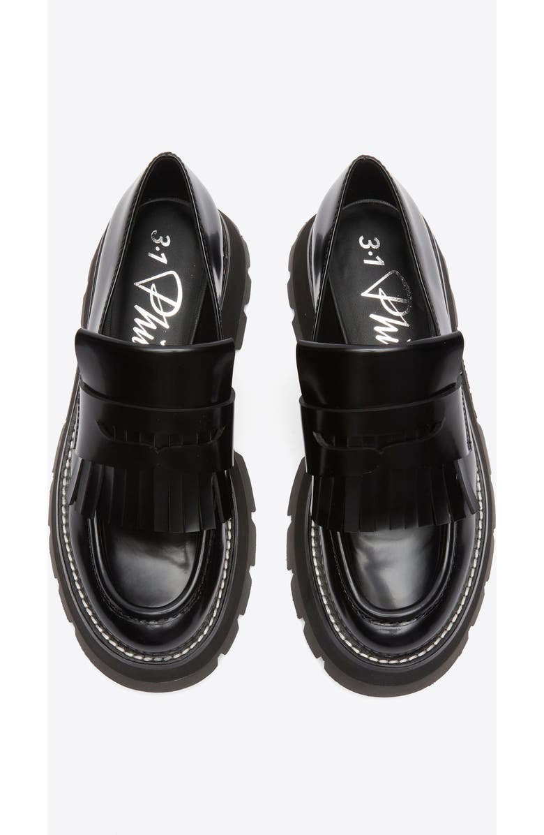 3.1 Phillip Lim Kate Tassel Loafer, Alternate, color, Black