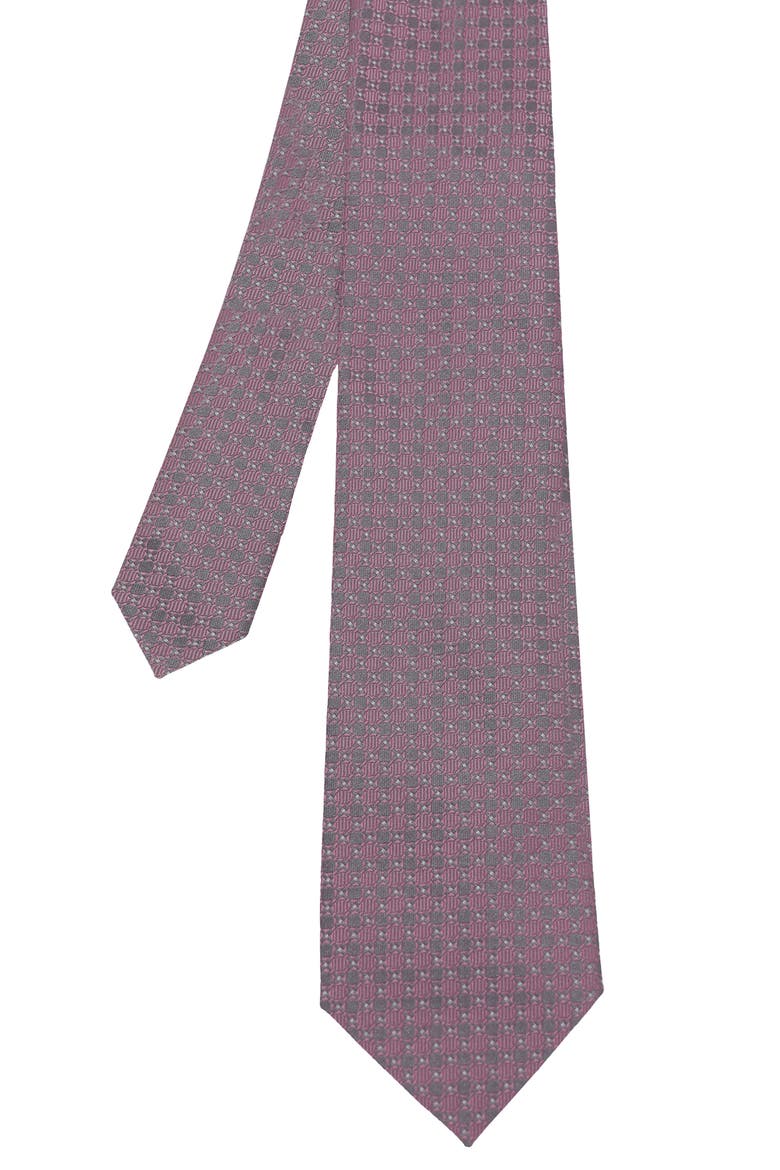 Geometric Tie, Alternate, color, PINK