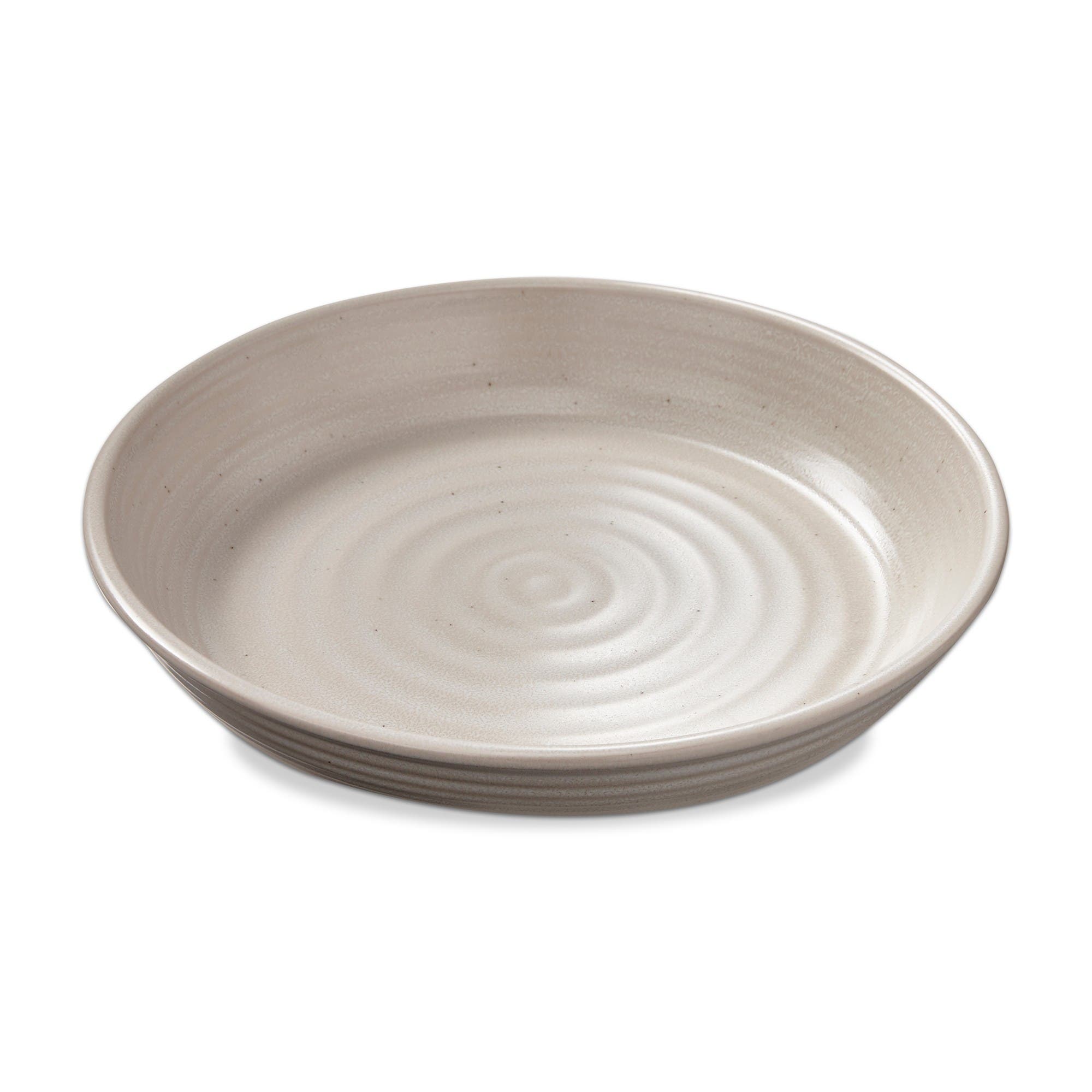 tag Loft Speckled Reactive Glaze Stoneware Dinner Plate Matte White ...