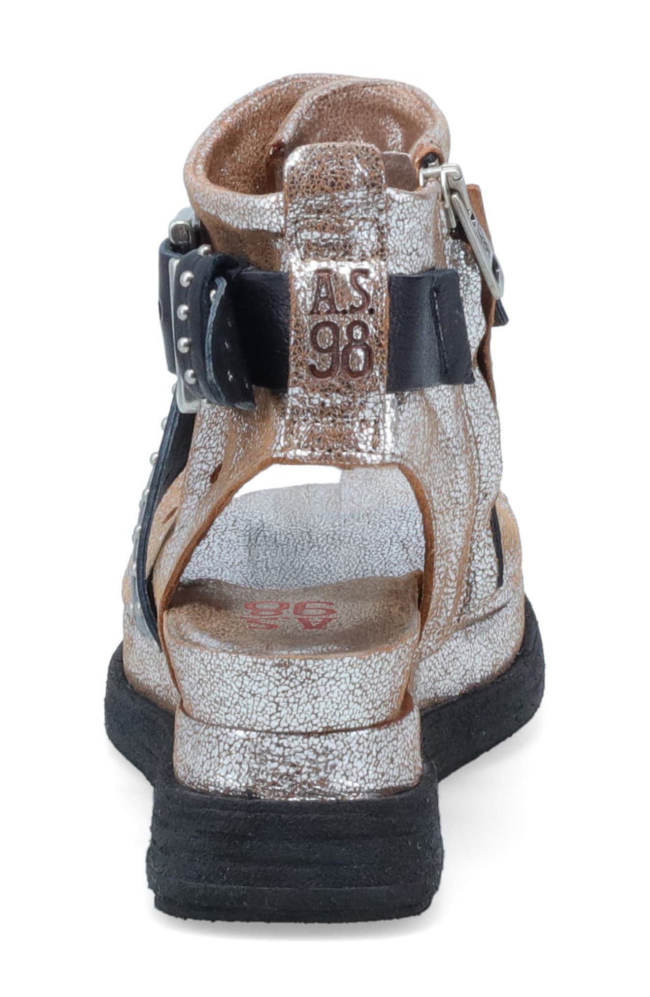 Lorrie Open Toe Bootie, Alternate, color, PLATINUM