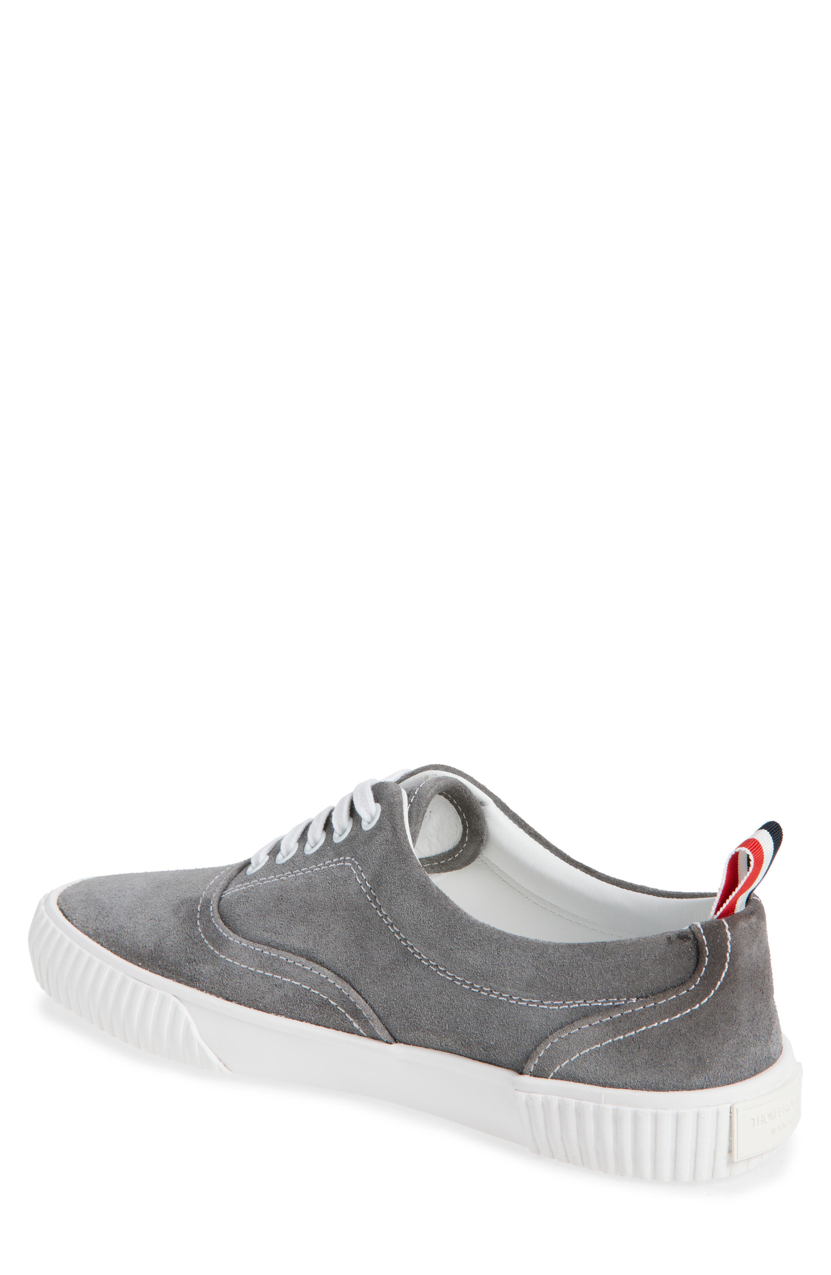 Thom Browne Heritage Low Top Sneaker, Alternate, color, Medium Grey