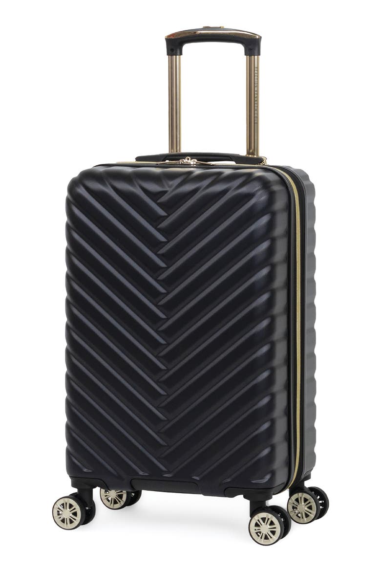 Madison Square Hardside Spinner Luggage, Main, color, BLACK
