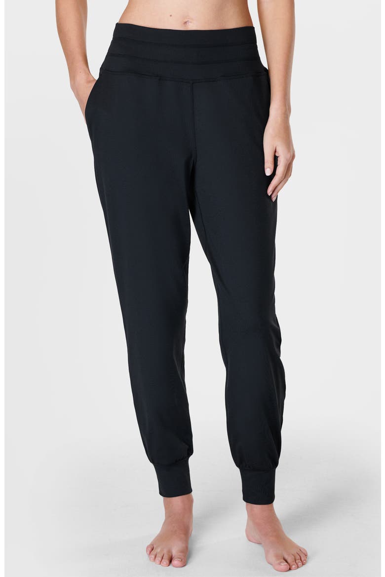 Gaia Pocket Joggers, Main, color, BLACK