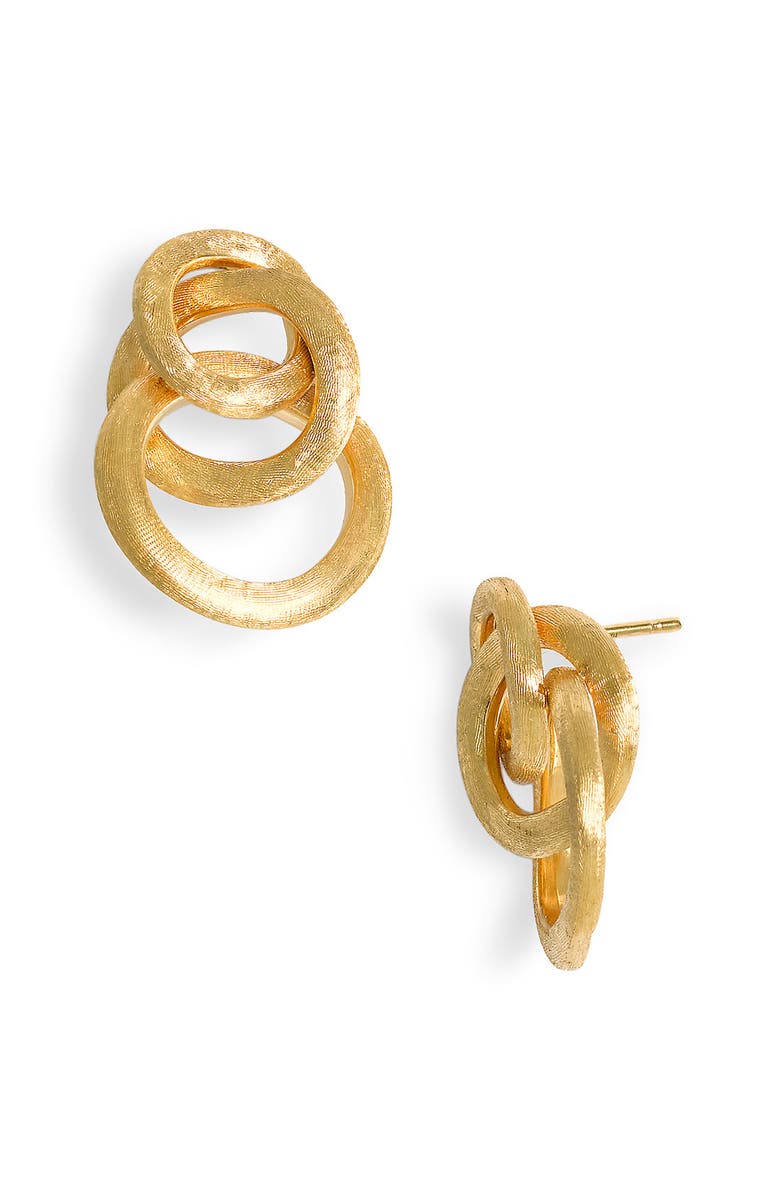 Marco Bicego Jaipur Gold 18K Yellow Gold Linked Earrings, Alternate, color, 18K Yellow Gold
