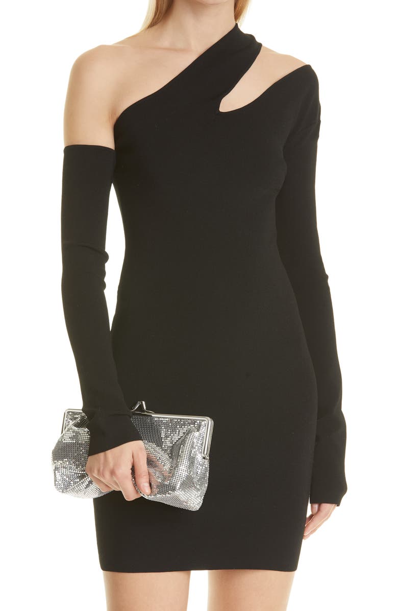 Rabanne paco rabanne Pixel Mesh Clutch, Alternate, color,