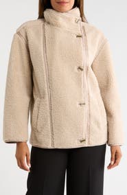 Bernardo Faux Shearling Short Jacket