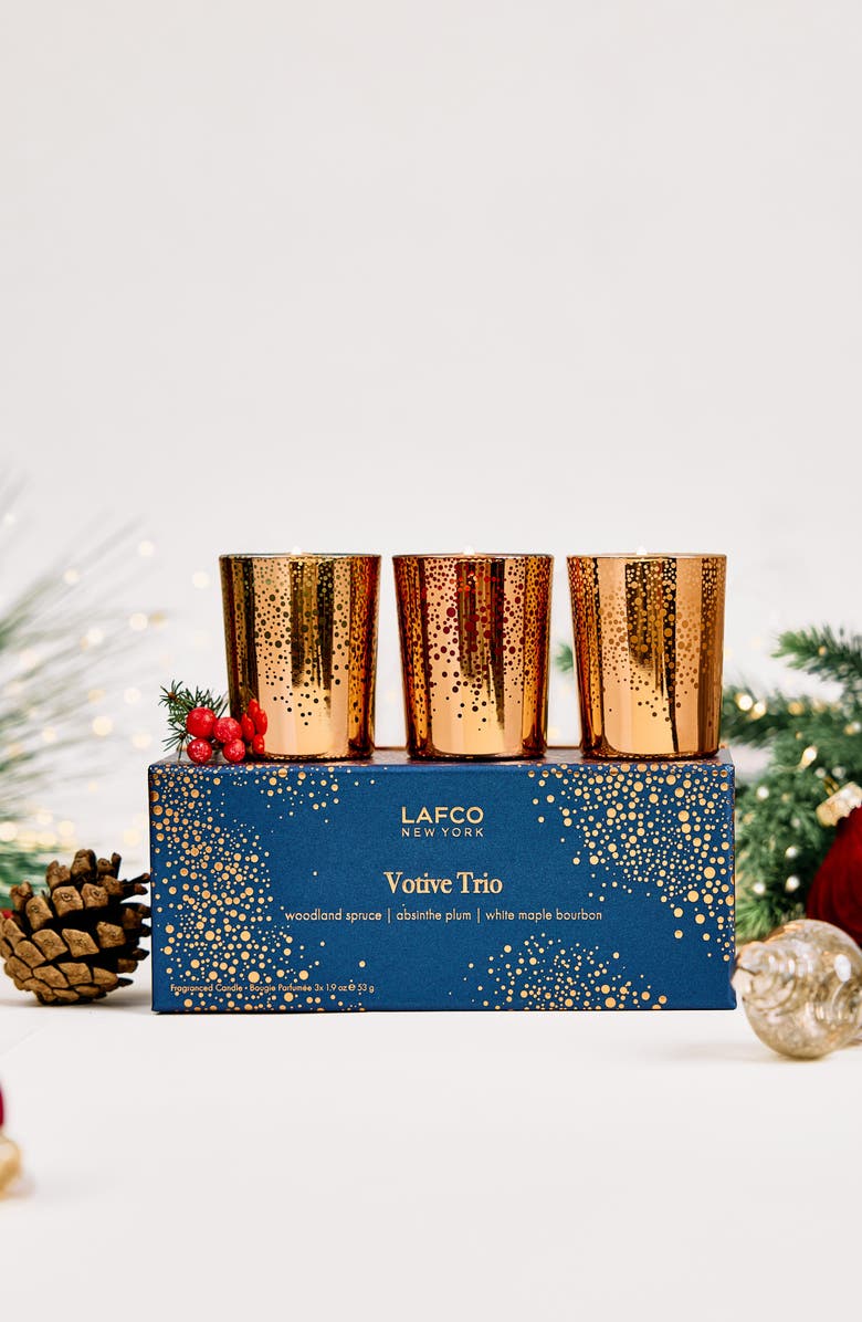Lafco Holiday Votive Trio, Alternate, color, Multi