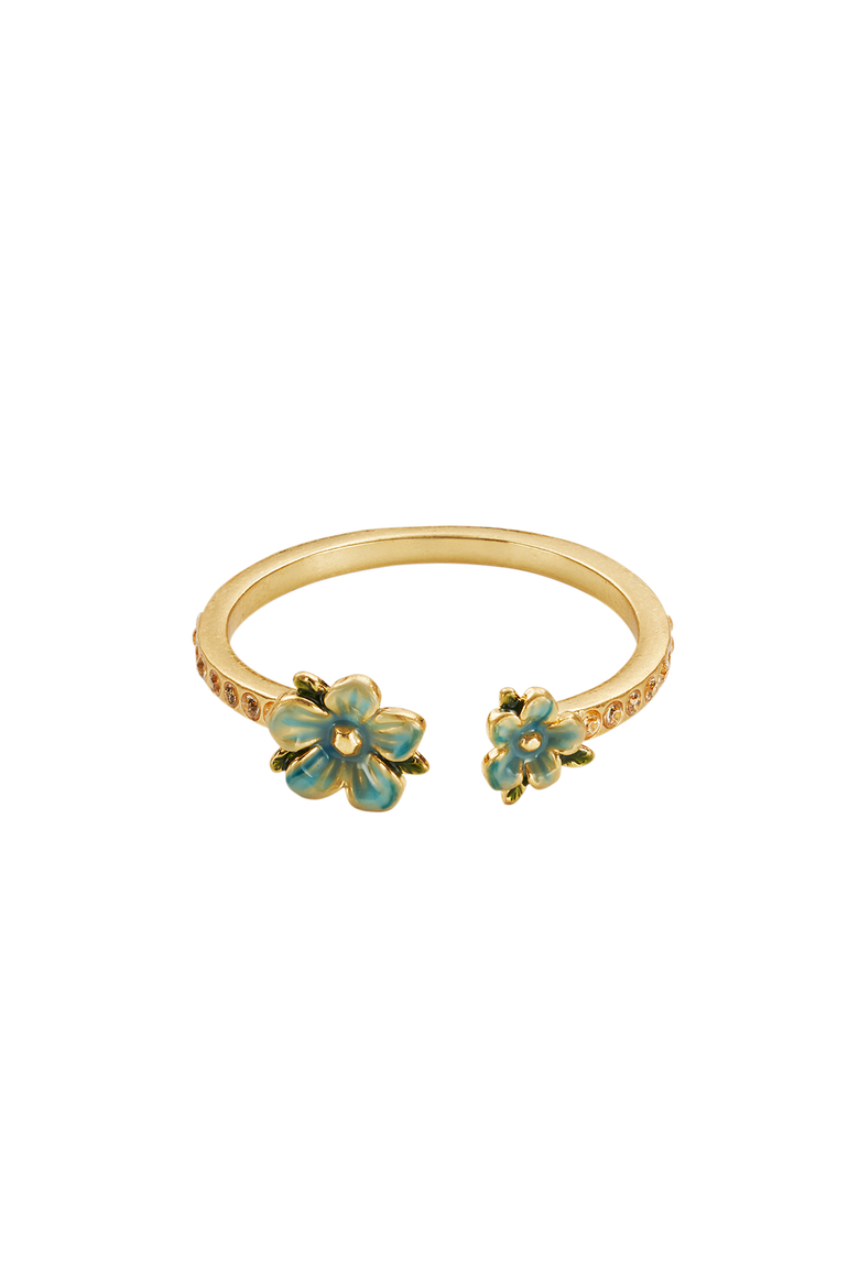 Forget Me Not Flora Ring, Alternate, color, Gold