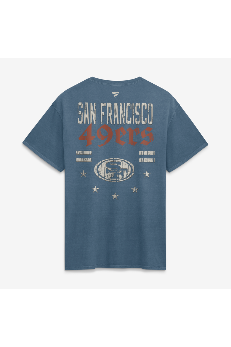 Men's Fanatics  Blue San Francisco 49ers Washed Americana T-Shirt, Alternate, color, Blue