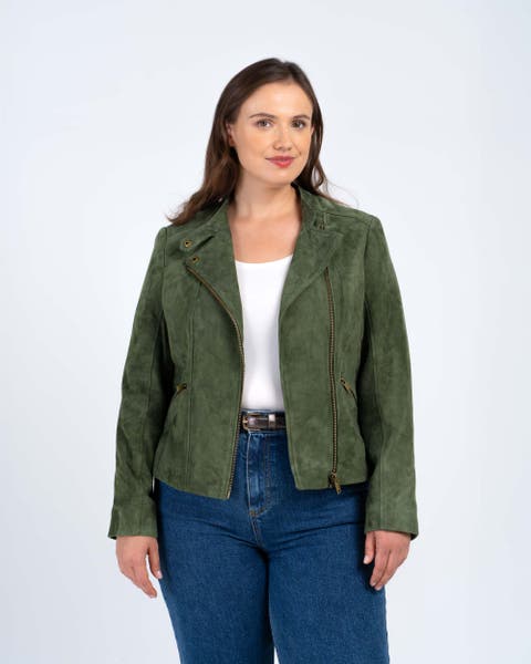 Hudson Suede Biker Jacket