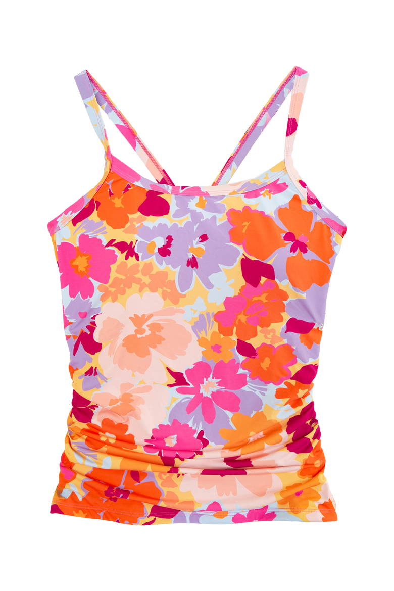 Scoop Neck Tankini, Alternate, color, Esti