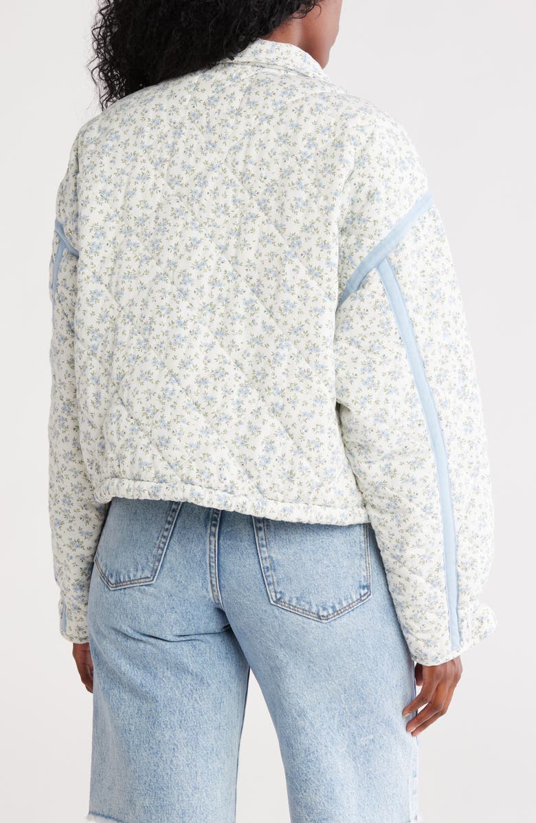 Cropped Quilted Jacket
