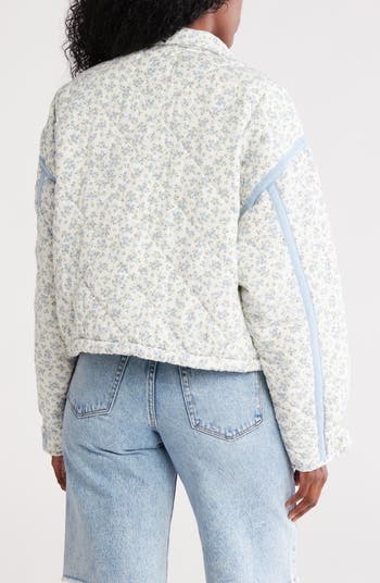 Cropped Quilted Jacket