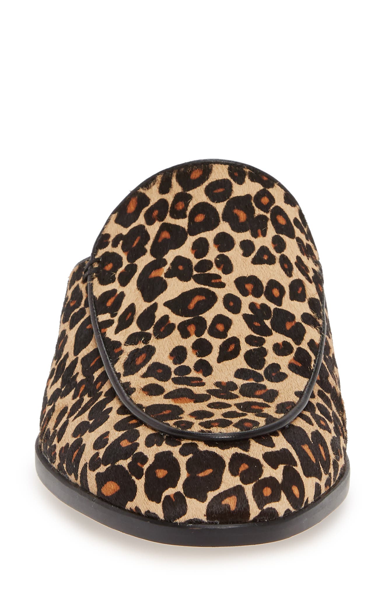 Evelyn Genuine Calf Hair Mule, Alternate, color, LEOPARD PRINT CALF HAIR
