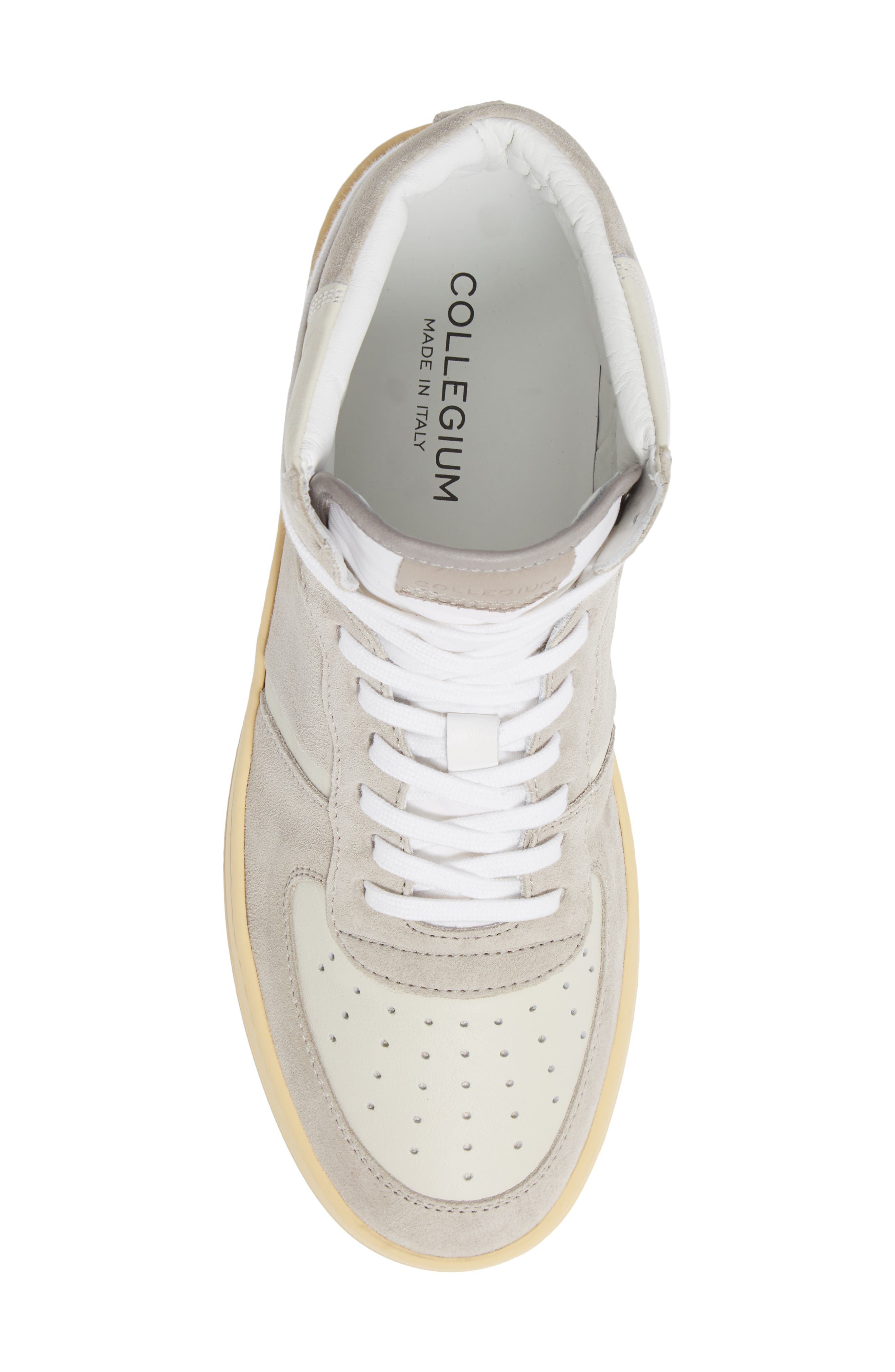 Pillar Destroyer High Top Sneaker, Alternate, color, BONESUEDE