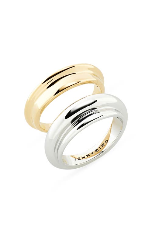 Jenny Bird Lennon Set Of 2 Rings In Gold