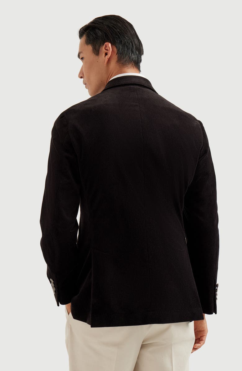 Brunello Cucinelli Corduroy blazer, Alternate, color, Black