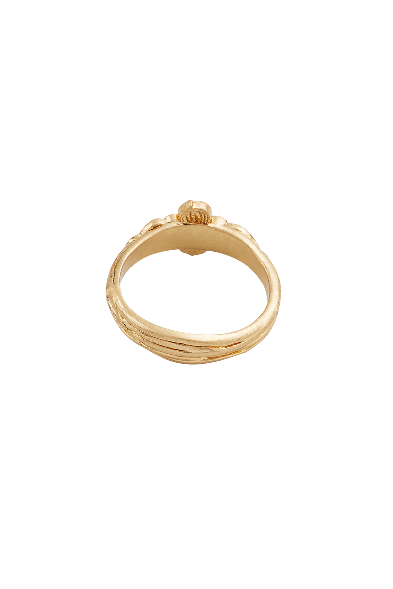Poppy Anemone Ring, Alternate, color, Gold