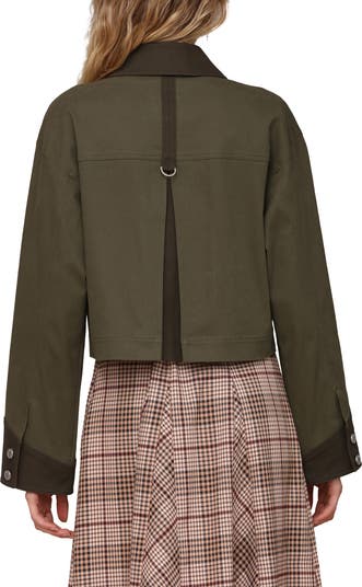 Oversize Crop Trucker Jacket