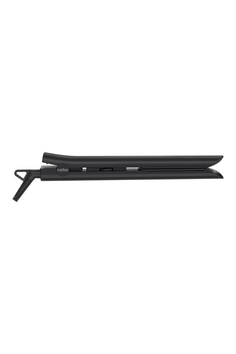 1-Inch Solid Ceramic Flat Iron, Alternate, color, BLACK