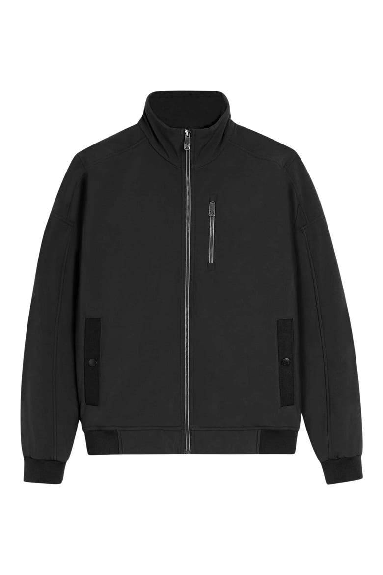 Soft Shell Windbreaker Jacket, Alternate, color, BLACK