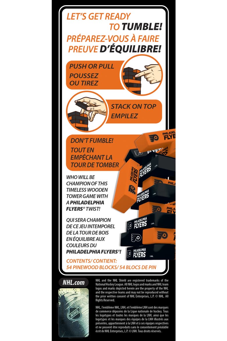 Philadelphia Flyers Tumble Tower, Alternate, color, Multicolor