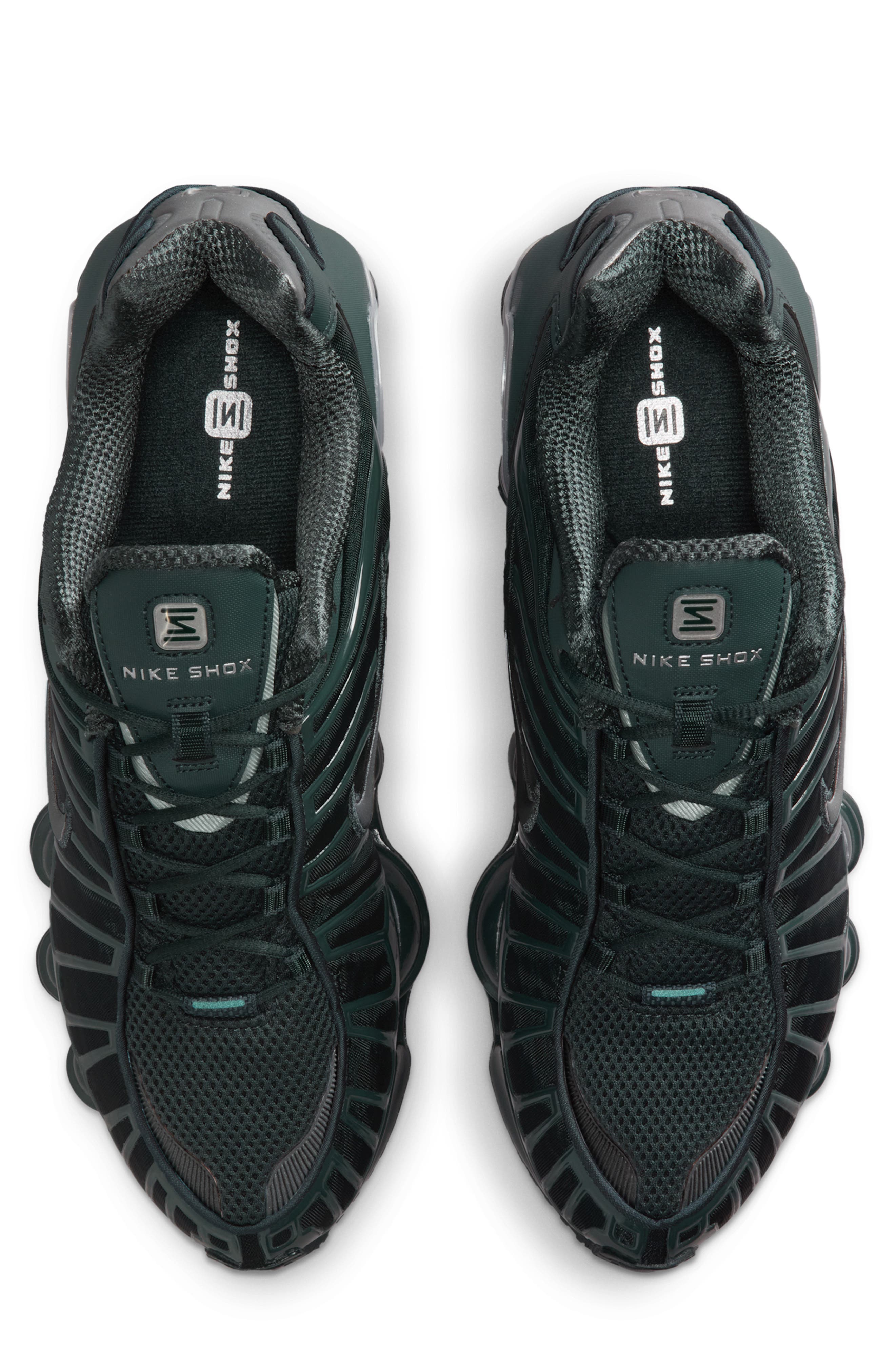 Nike Shox TL: Sneaker, Alternate, color, Seaweed/ Gunmetal