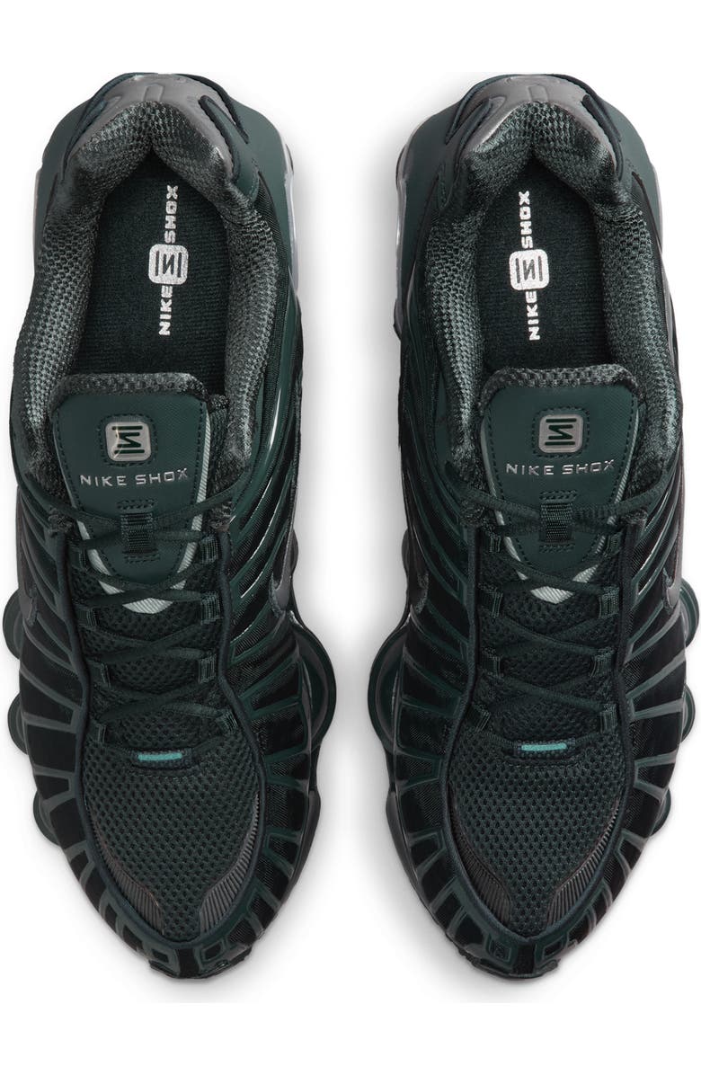 Nike Shox TL: Sneaker, Alternate, color, Seaweed/ Gunmetal