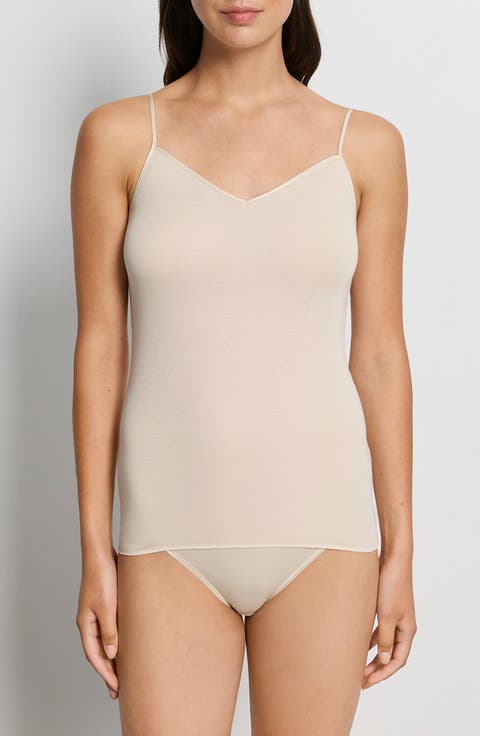 Cotton Seamless Spaghetti Camisole
