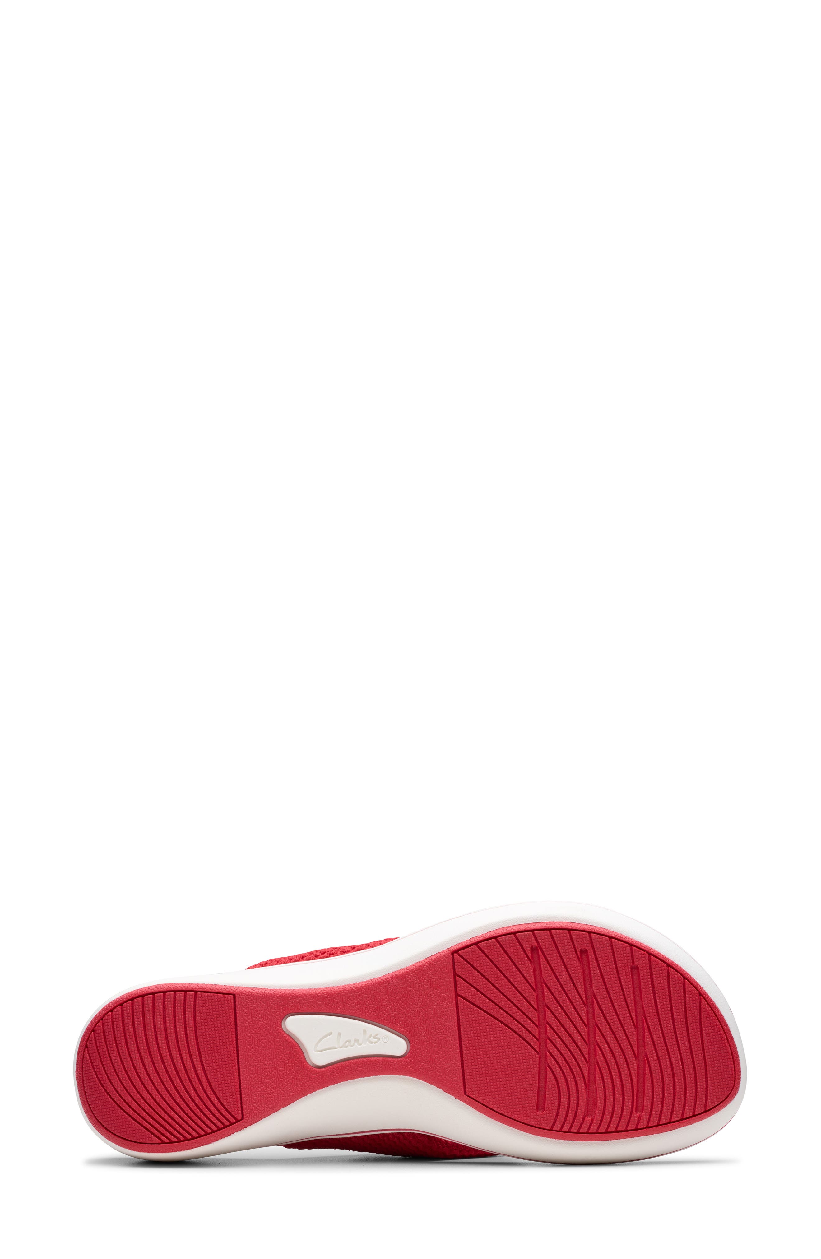 Clarks<sup>®</sup> Breezerae Erin Wedge Sandal, Alternate, color, Cherry