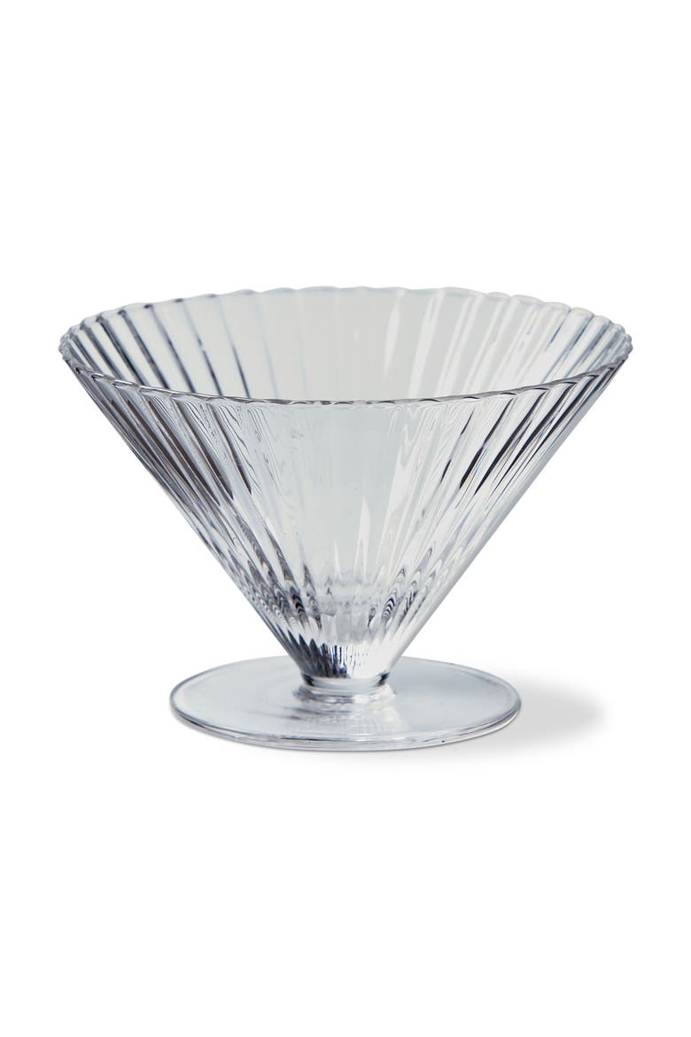 Harper Stemless Martini Glass Clear Glass Everyday, Main, color, Clear