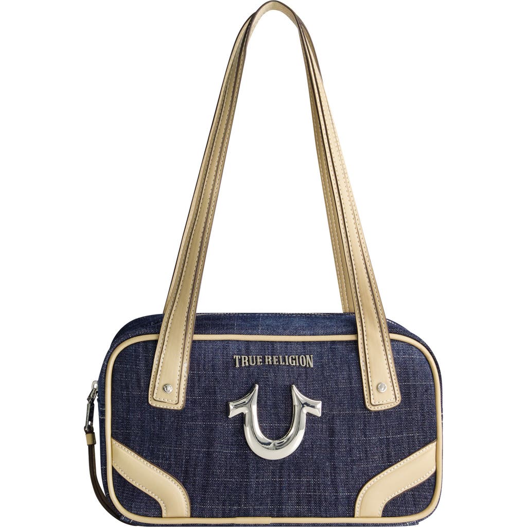 True Religion Logo Bowling Satchel Bag