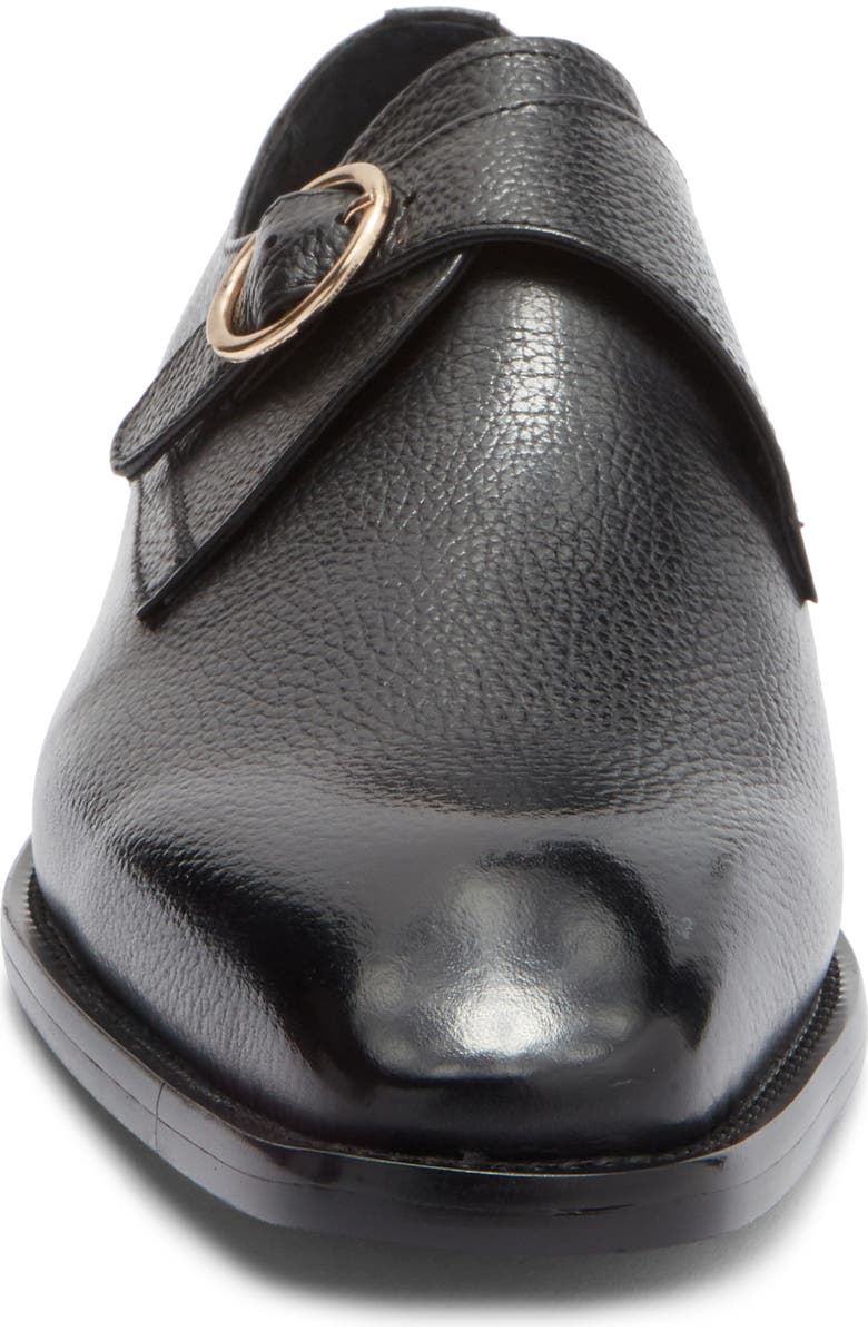 Maison Forte Vero Monk Shoe, Alternate, color, Black